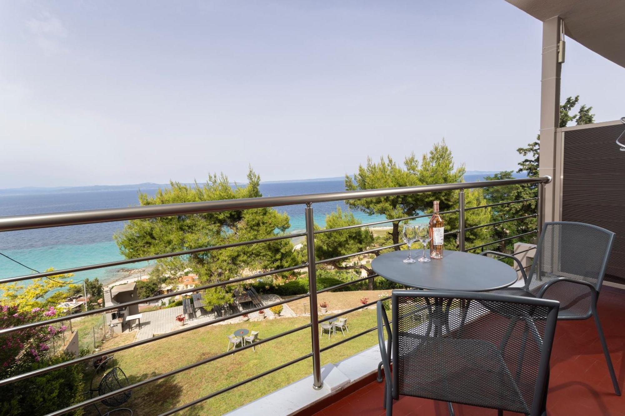 Sea View Apollo Apartments & Studios In Áfitos Exterior foto