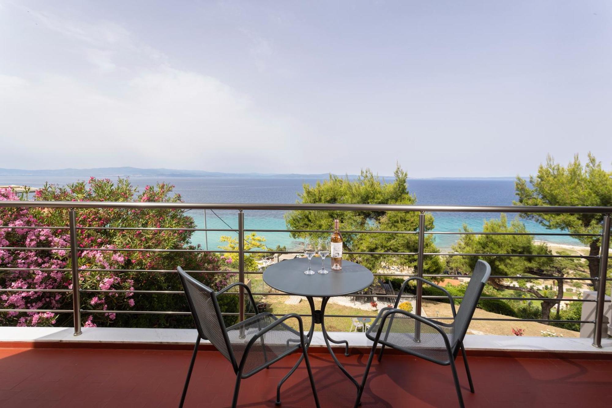 Sea View Apollo Apartments & Studios In Áfitos Exterior foto