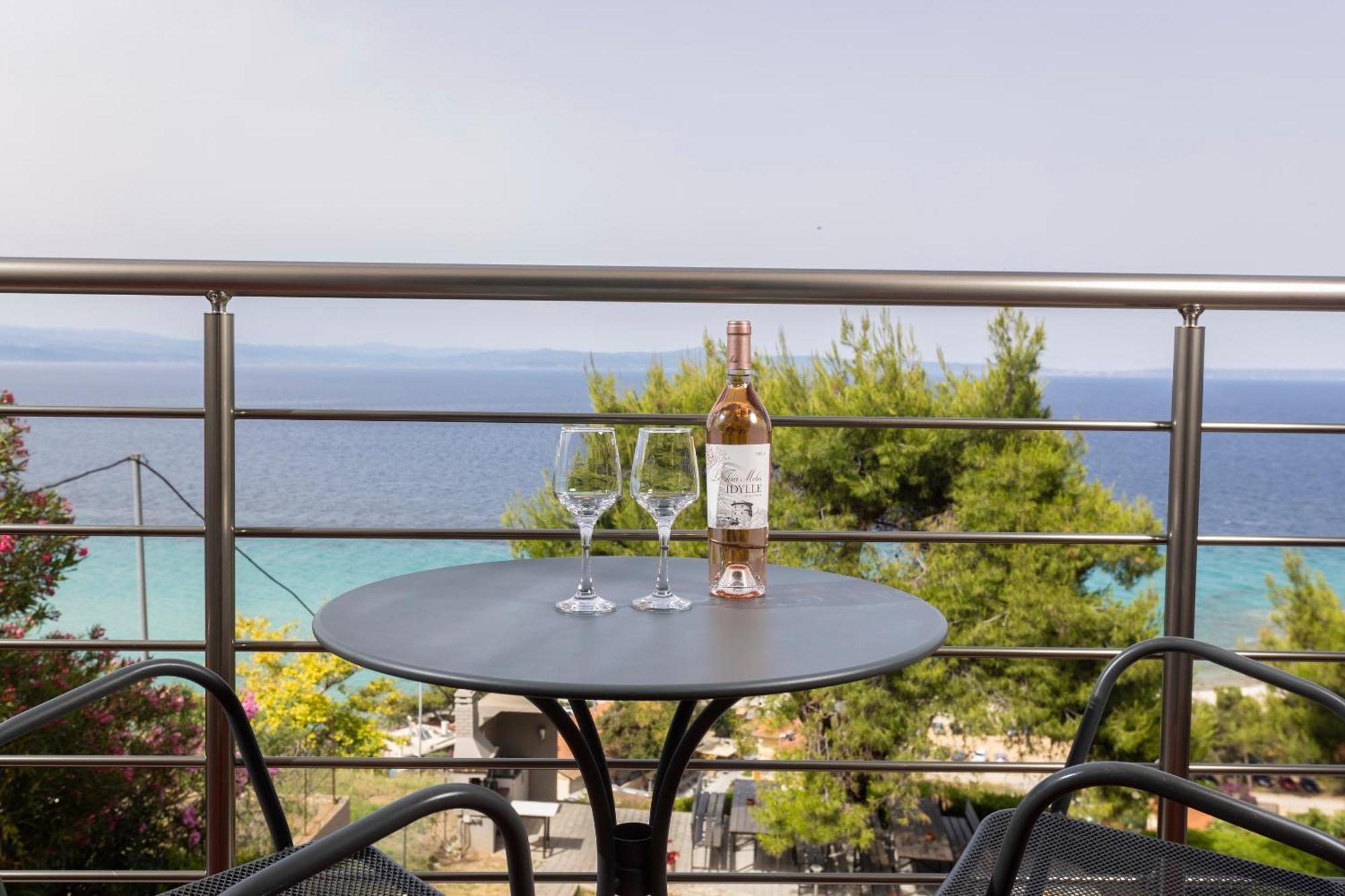 Sea View Apollo Apartments & Studios In Áfitos Exterior foto