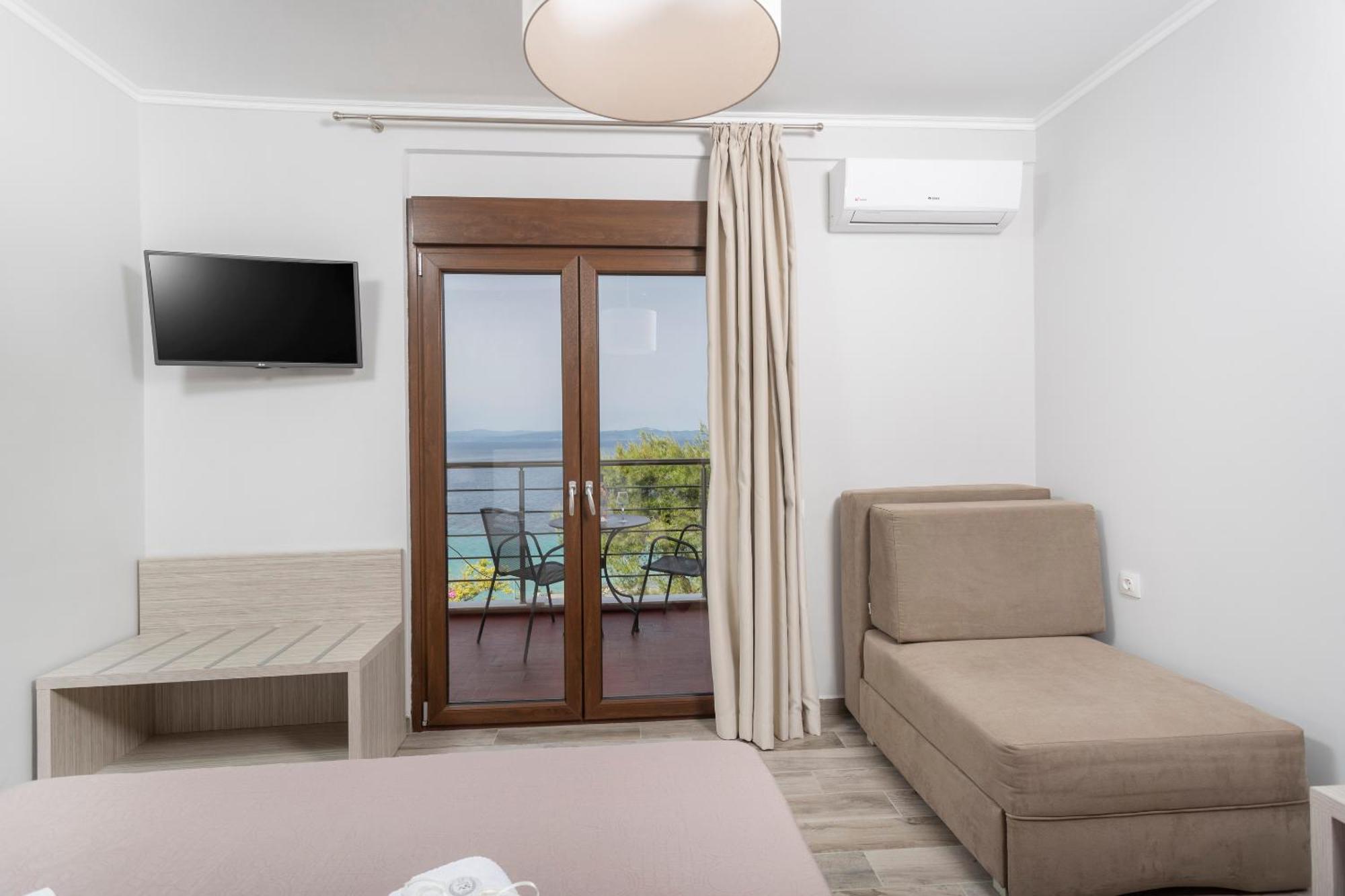 Sea View Apollo Apartments & Studios In Áfitos Exterior foto