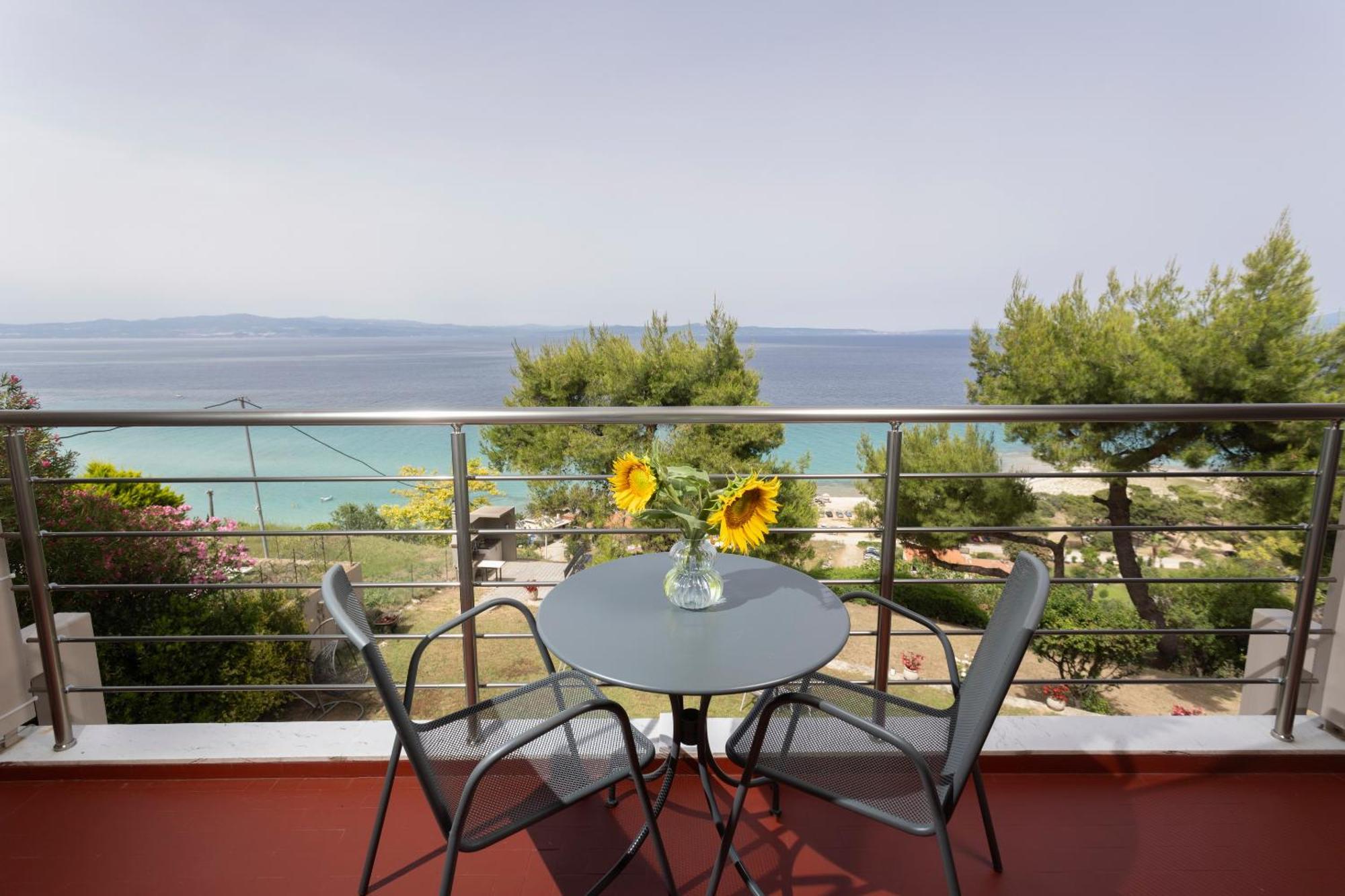 Sea View Apollo Apartments & Studios In Áfitos Exterior foto