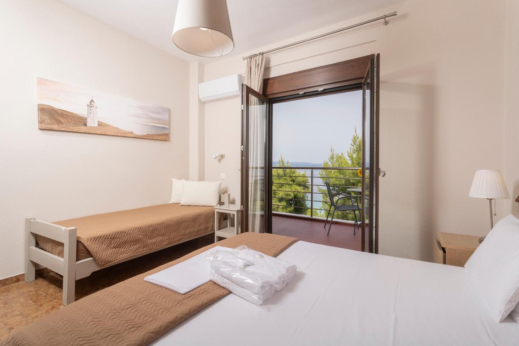 Sea View Apollo Apartments & Studios In Áfitos Exterior foto