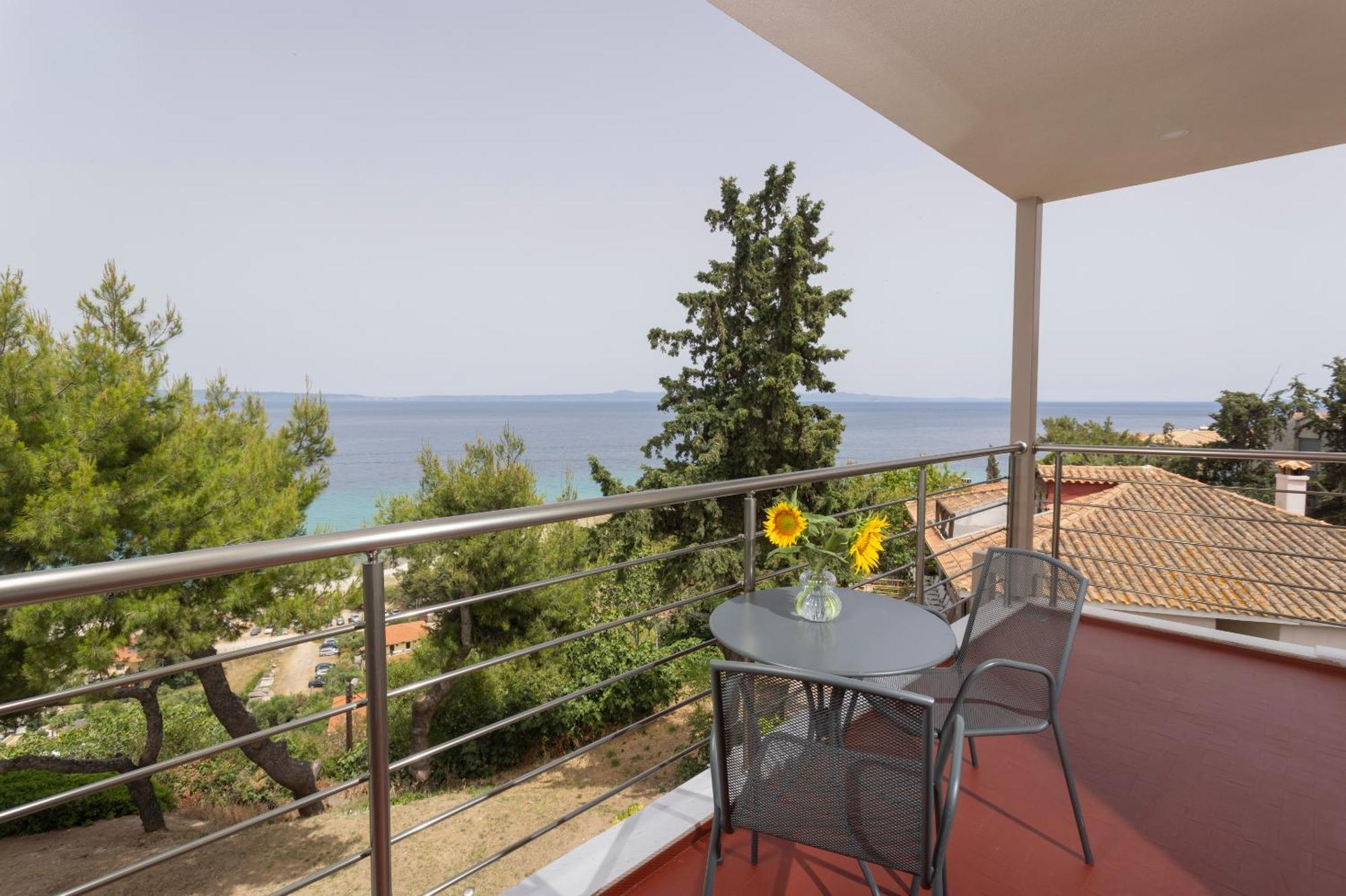 Sea View Apollo Apartments & Studios In Áfitos Exterior foto