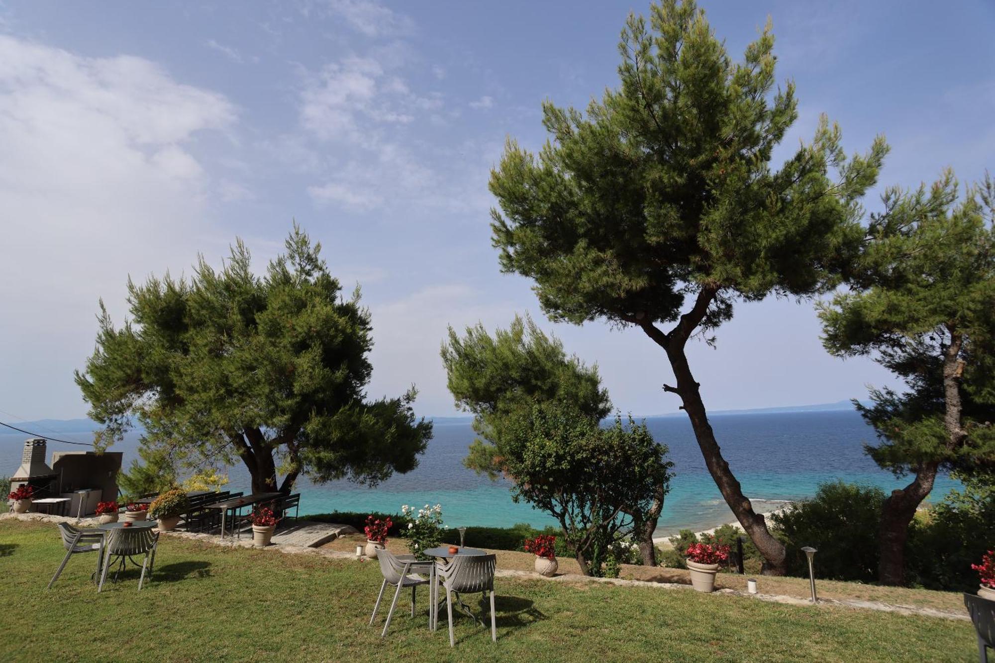 Sea View Apollo Apartments & Studios In Áfitos Exterior foto